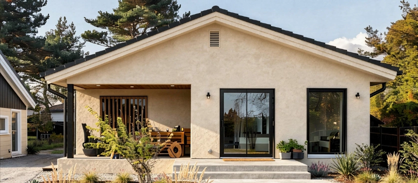 Garage conversion ADU project for a residential property in Los Angeles